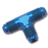Russell Performance -16 AN NPT Flare Tee Fitting (Blue) thumbnail 2