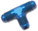 Russell Performance -16 AN NPT Flare Tee Fitting (Blue) thumbnail 4