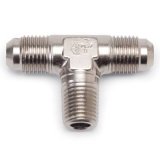 Russell Performance -6 AN to 3/8in NPT Flare to Pipe Tee Fitting thumbnail 2
