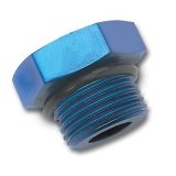 Russell Performance -4 AN Straight Thread Plug (Blue) thumbnail 2
