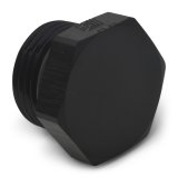 Russell Performance -6 AN Straight Thread Plug (Black) thumbnail 6