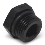 Russell Performance -6 AN Straight Thread Plug (Black) thumbnail 8