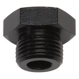 Russell Performance -8 AN Straight Thread Plug (Black) thumbnail 2