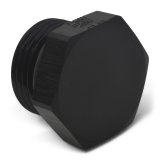 Russell Performance -8 AN Straight Thread Plug (Black) thumbnail 6