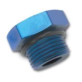 Russell Performance -10 AN Straight Thread Plug (Blue) thumbnail 2