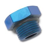 Russell Performance -12 AN Straight Thread Plug (Blue) thumbnail 2