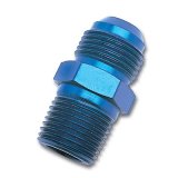 Russell Performance -3 AN to 1/8in NPT Straight Flare to Pipe (Blue) thumbnail 2