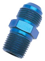 Russell Performance -3 AN to 1/8in NPT Straight Flare to Pipe (Blue) thumbnail 3