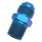 Russell Performance -3 AN to 1/8in NPT Straight Flare to Pipe (Blue) thumbnail 4
