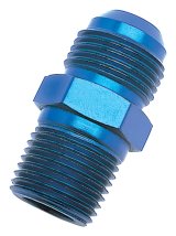Russell Performance -4 AN to 1/8in NPT Straight Flare to Pipe (Blue) thumbnail 3
