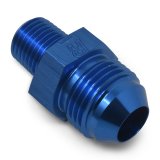 Russell Performance -4 AN to 1/4in NPT Straight Flare to Pipe (Blue) thumbnail 8