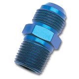 Russell Performance -6 AN to 1/4in NPT Straight Flare to Pipe (Blue) thumbnail 2