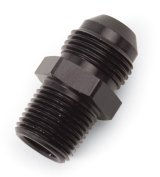 Russell Performance -6 AN to 1/8in NPT Straight Flare to Pipe (Black) thumbnail 9