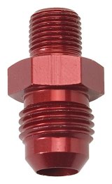 Russell Performance -6 AN MALE X 1/8in NPT MALE (Red) thumbnail 4