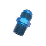 Russell Performance -6 AN to 3/8in NPT Straight Flare to Pipe (Blue) thumbnail 4
