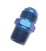 Russell Performance -6 AN to 3/8in NPT Straight Flare to Pipe (Blue) thumbnail 9