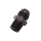 Russell Performance -6 AN to 3/8in NPT Straight Flare to Pipe (Black) thumbnail 4