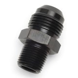 Russell Performance -8 AN 1/4in NPT Straight Black Flare to Pipe Adapter thumbnail 2