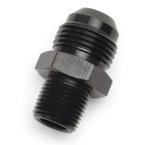 Russell Performance -10 AN to 1/2in NPT Straight Flare to Pipe (Black) thumbnail 2
