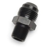 Russell Performance -12 AN to 3/4in NPT Straight Flare to Pipe (Black) thumbnail 2