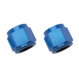 Russell Performance -6 AN Tube Nuts 3/8in dia. (Blue) (2 pcs.) thumbnail 8