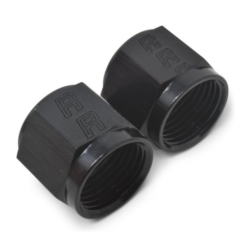 Russell Performance -6 AN Tube Nuts 3/8in dia. (Black) (2 pcs.) thumbnail 6