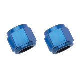 Russell Performance -8 AN Tube Nuts 1/2in dia. (Blue) (2 pcs.) thumbnail 4