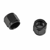 Russell Performance -8 AN Tube Nuts 1/2in dia. (Black) (2 pcs.) thumbnail 1