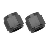 Russell Performance -8 AN Tube Nuts 1/2in dia. (Black) (2 pcs.) thumbnail 2