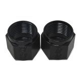 Russell Performance -8 AN Tube Nuts 1/2in dia. (Black) (2 pcs.) thumbnail 6