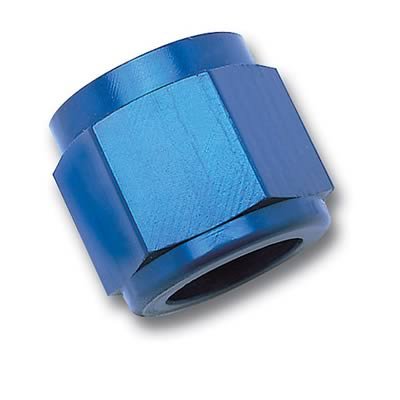 Russell Performance -10 AN Tube Nuts 5/8in dia. (Blue) (1 pc.)