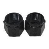 Russell Performance -10 AN Tube Nuts 5/8in dia. (Black) (1 pc.) thumbnail 7