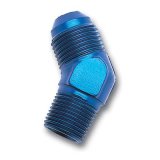 Russell Performance -4 AN to 1/4in NPT 45 Degree Flare to Pipe Adapter thumbnail 2