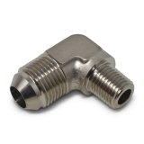 Russell Performance -6 AN to 1/4in NPT 90 Degree Flare to Pipe Adapter (Endura) thumbnail 7