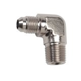 Russell Performance -6 AN to 3/8in NPT 90 Degree Flare to Pipe Adapter (Endura) thumbnail 4