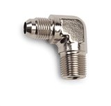 Russell Performance -6 AN to 3/8in NPT 90 Degree Flare to Pipe Adapter (Endura) thumbnail 9
