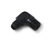 Russell Performance -6 AN to 3/8in NPT 90 Degree Flare to Pipe Adapter (Black) thumbnail 7