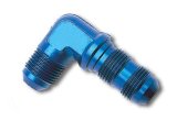 Russell Performance -8 AN to 1/4in NPT 90 Degree Flare to Pipe Adapter (Endura) thumbnail 8