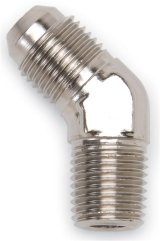 Russell Performance -4 AN to 1/8in NPT 45 Degree Flare to Pipe Adapter thumbnail 5