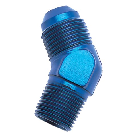 Russell Performance -8 AN to 3/8in NPT 45 Degree Flare to Pipe Adapter thumbnail 4