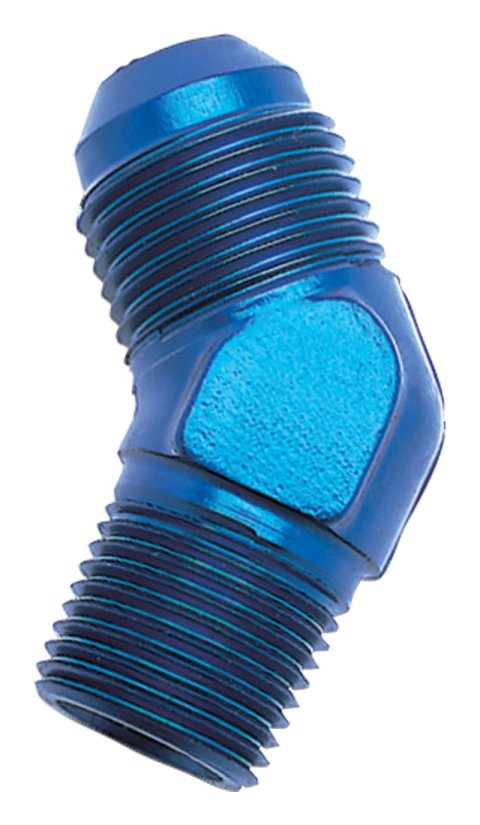 Russell Performance -10 AN to 1/2in NPT 45 Degree Flare to Pipe Adapter thumbnail 3
