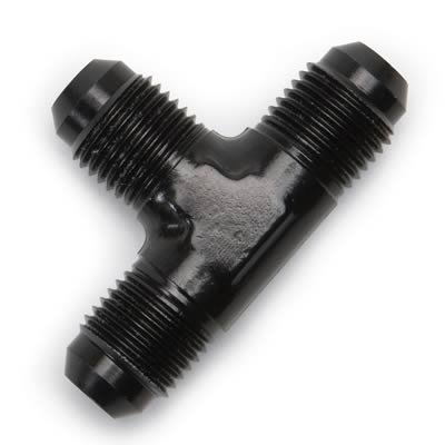 Russell Performance -8 AN Flare Tee Fitting (Black) thumbnail 2