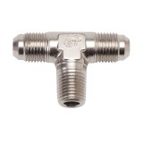 Russell Performance -3 AN to 1/8in NPT Flare to Pipe Tee Fitting thumbnail 3