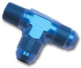 Russell Performance -4 AN to 1/8in NPT Flare to Pipe Tee On Run Fitting thumbnail 8