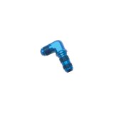 Russell Performance -4 AN 90 Degree Flare Bulkhead (Blue) thumbnail 4
