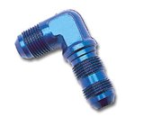 Russell Performance -6 AN 90 Degree Flare Bulkhead (Blue) thumbnail 5