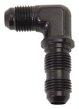 Russell Performance -6 AN 90 Degree Flare Bulkhead (Black) thumbnail 3