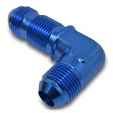 Russell Performance -8 AN 90 Degree Flare Bulkhead (Blue) thumbnail 8