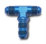 Russell Performance -3 AN Flare Bulkhead Tee Fitting (Blue) thumbnail 2