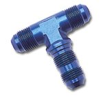 Russell Performance -6 AN Flare Bulkhead Tee Fitting (Blue) thumbnail 4